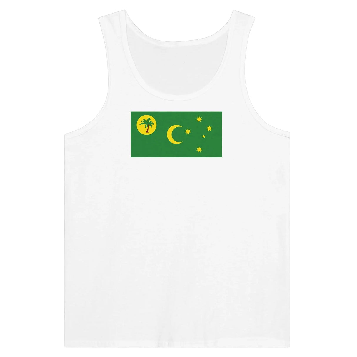 Débardeur drapeau îles cocos tissu léger confortable