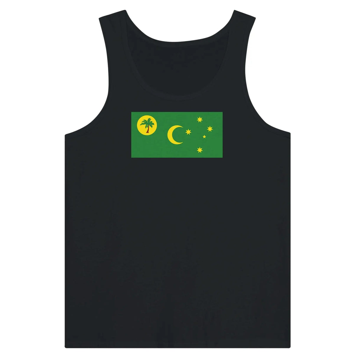 Débardeur drapeau îles cocos tissu léger confortable