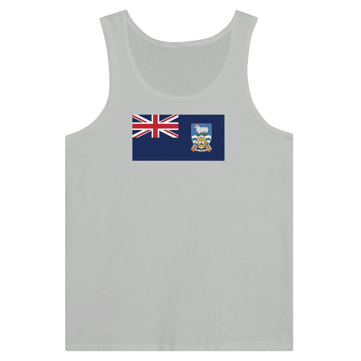 Débardeur drapeau îles malouines tissu léger confortable