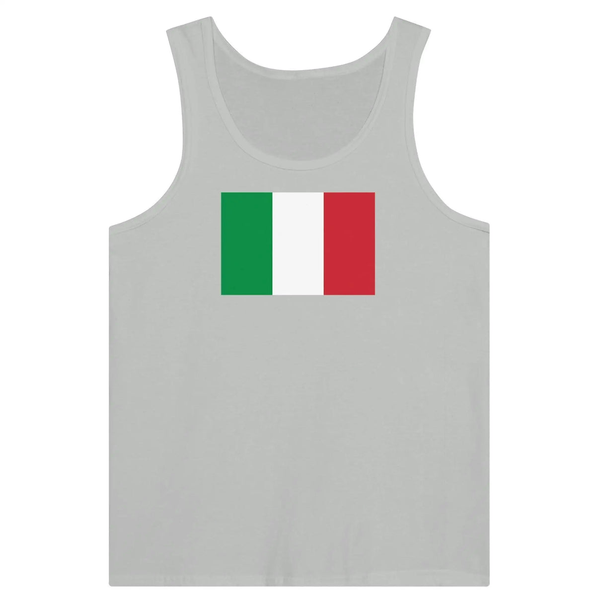 Débardeur drapeau italie coton peigné tissu léger