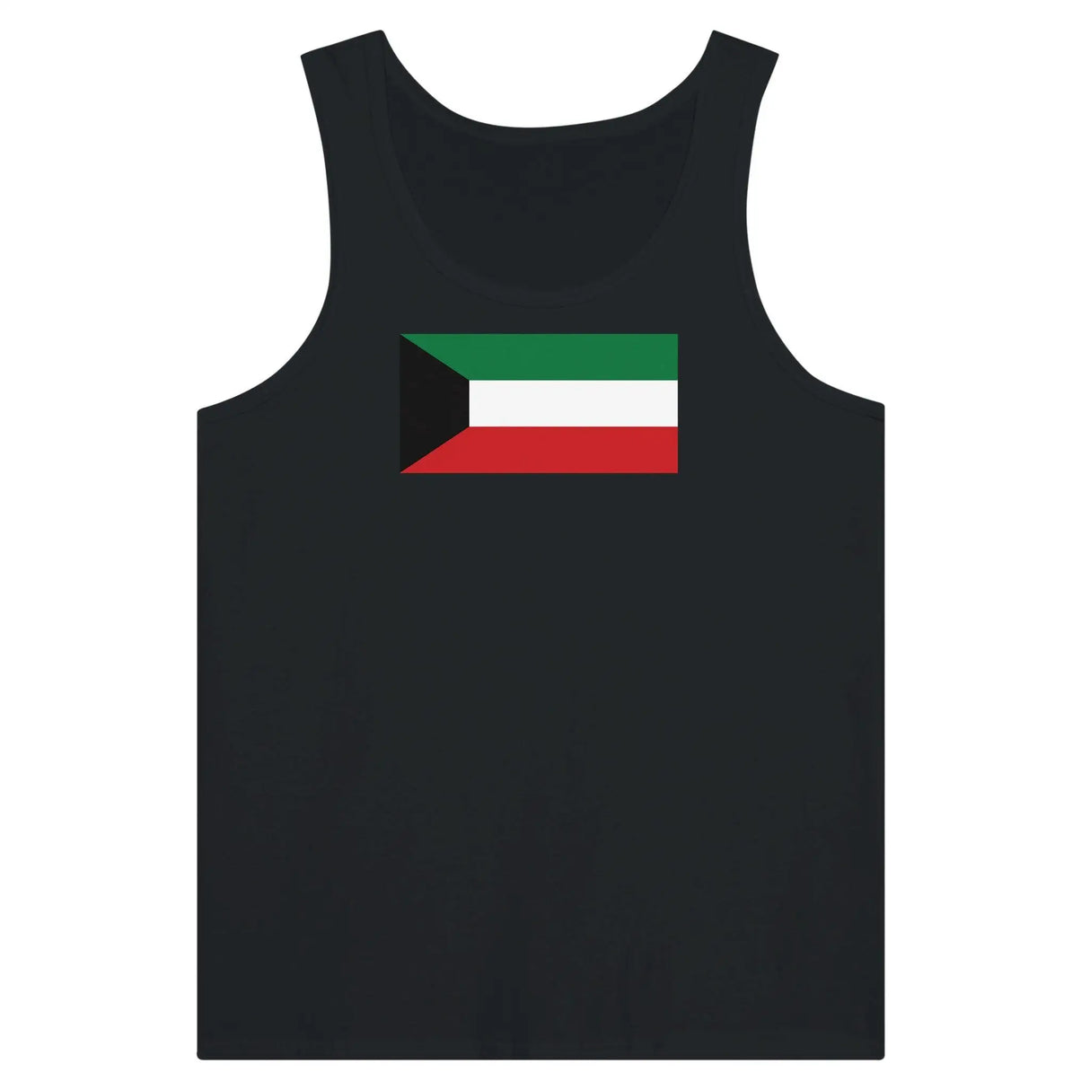 Débardeur drapeau koweït tissu léger filé à l’anneau