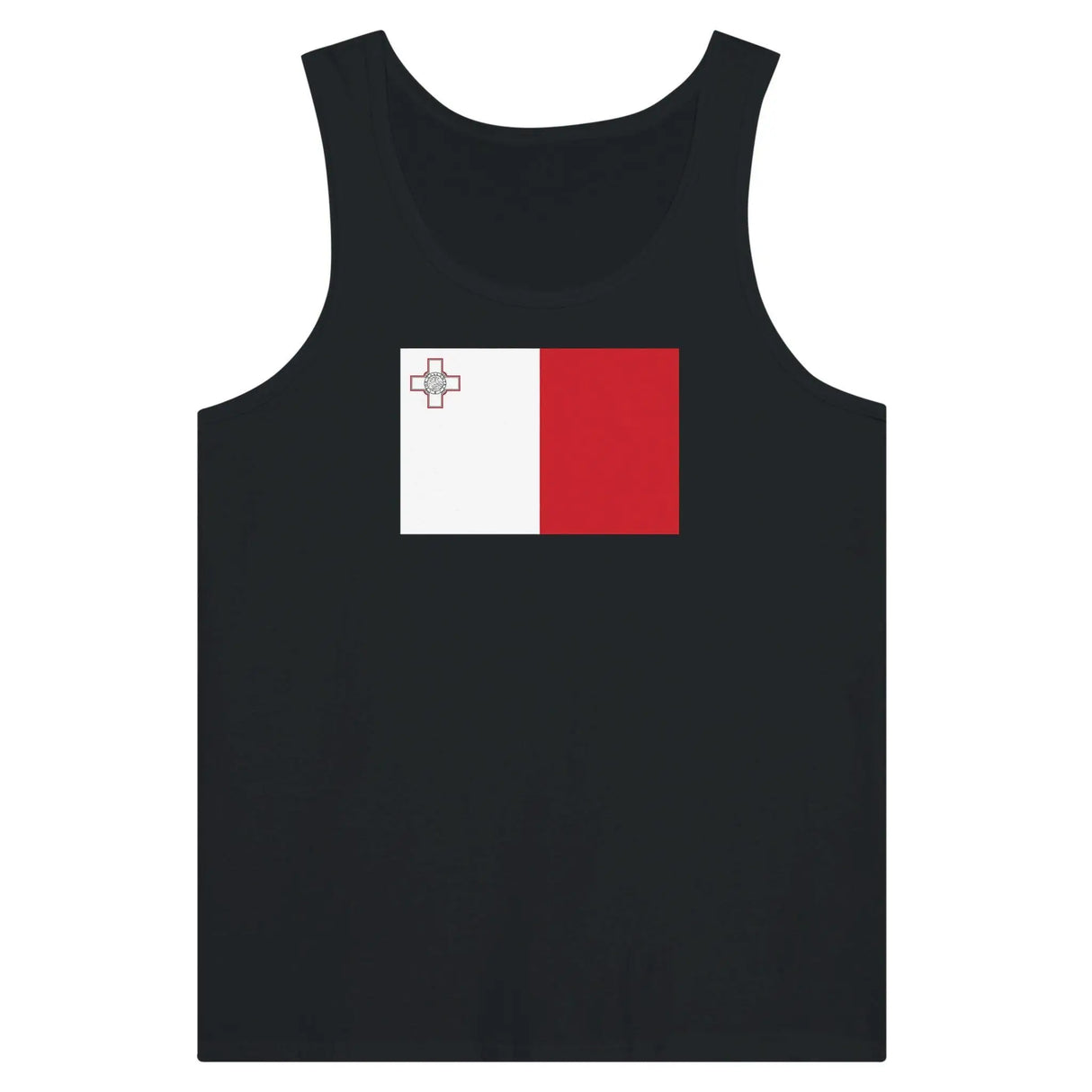 Débardeur drapeau malte coton peigné tissu léger stylé