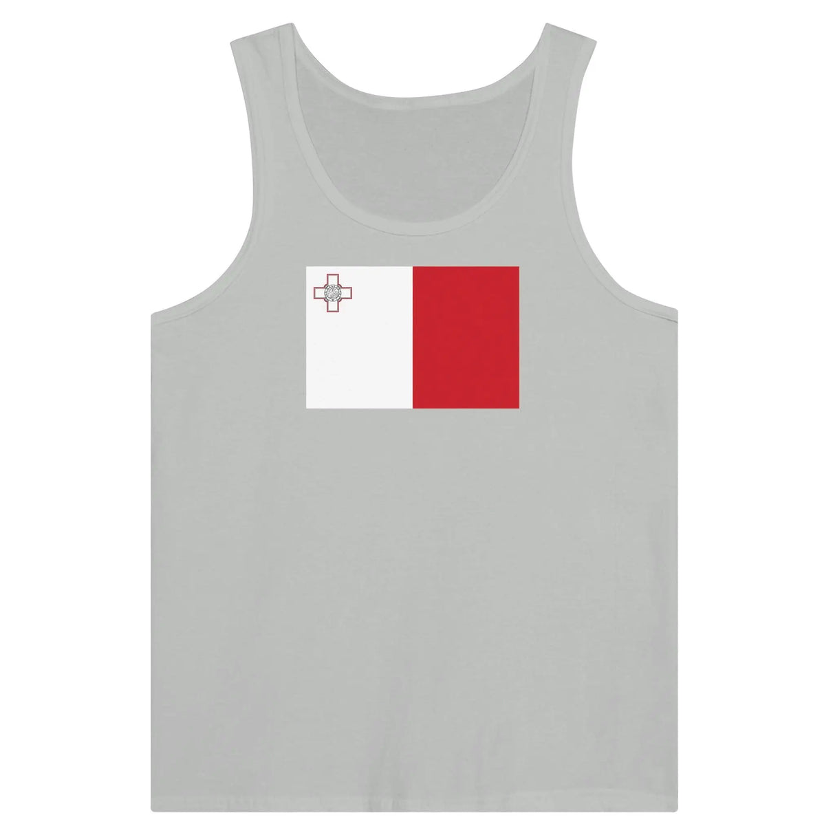 Débardeur drapeau malte coton peigné tissu léger stylé