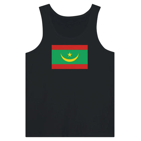 Débardeur drapeau mauritanie tissu léger filé à l’anneau
