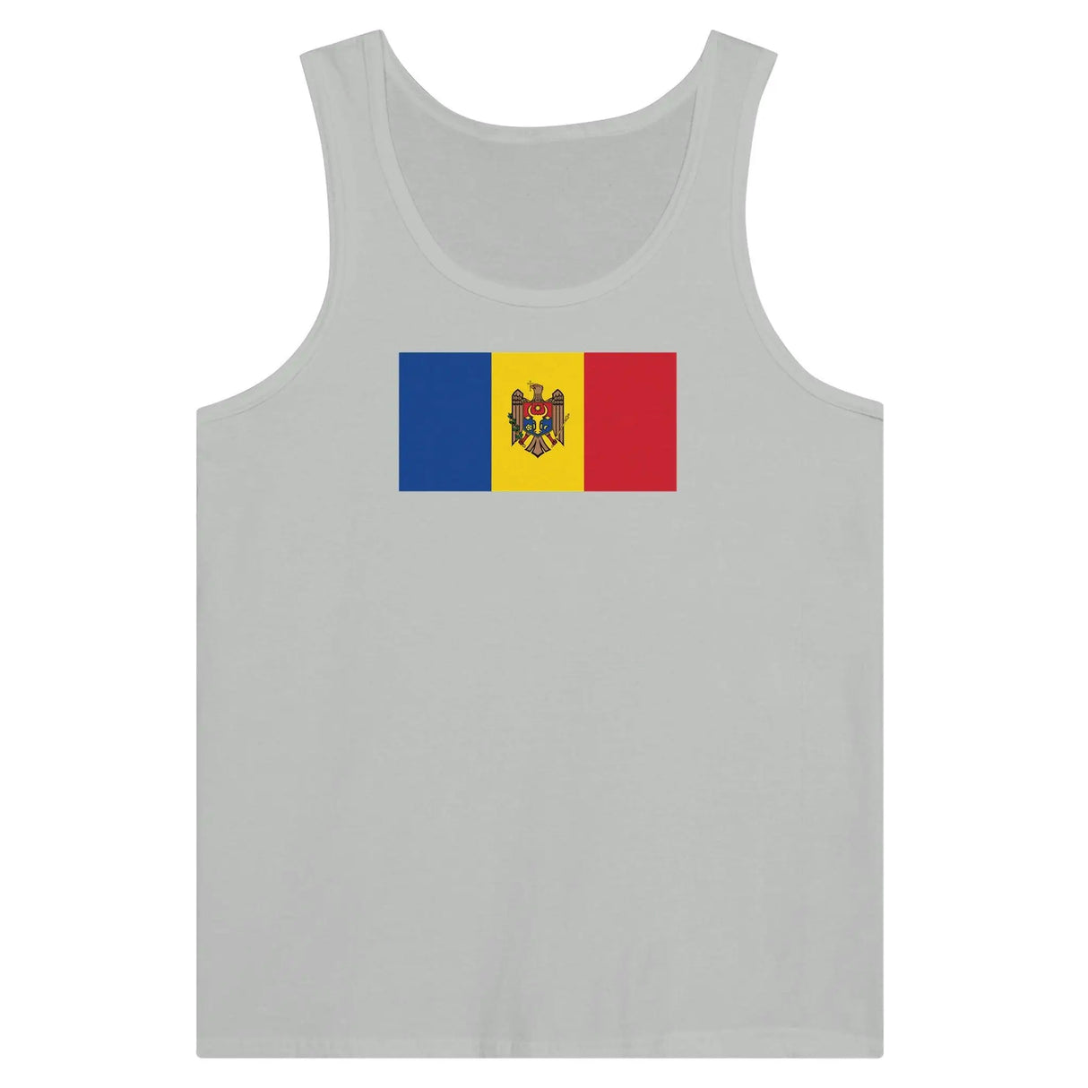 Débardeur drapeau moldavie tissu léger filé à l’anneau