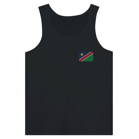 Débardeur drapeau namibie brodé tissu léger confortable