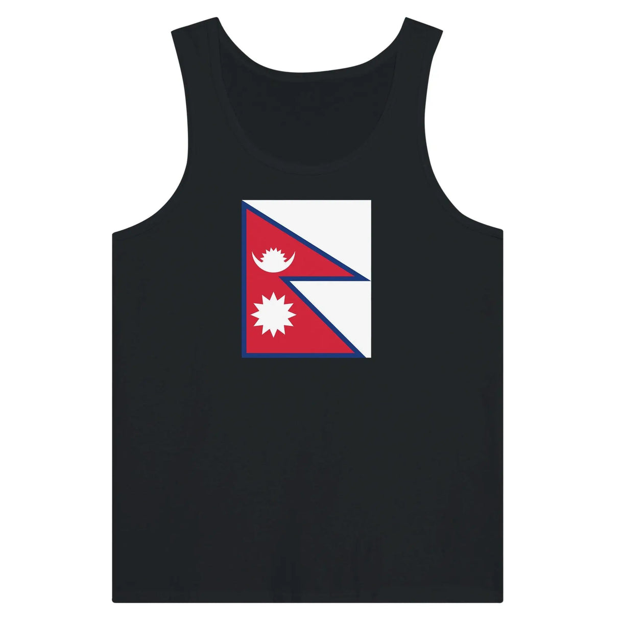 Débardeur drapeau népal tissu léger filé à l’anneau