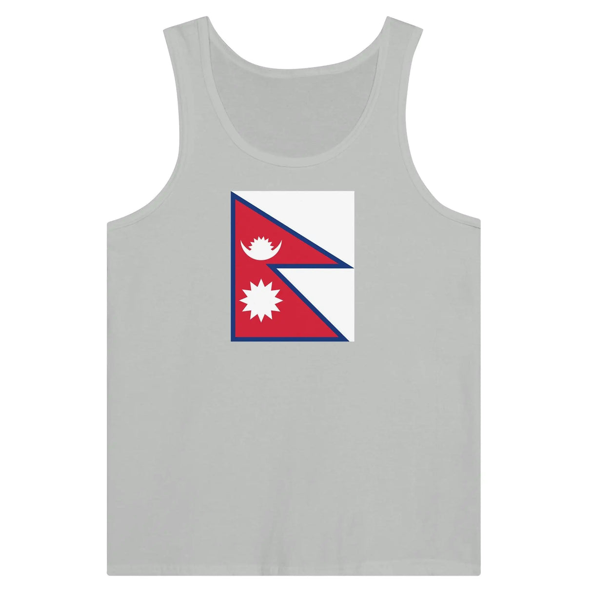Débardeur drapeau népal tissu léger filé à l’anneau