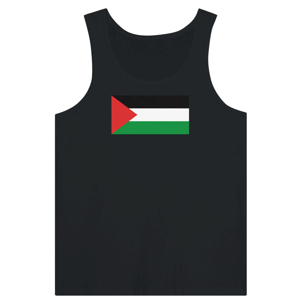 Débardeur drapeau palestine coton peigné tissu léger