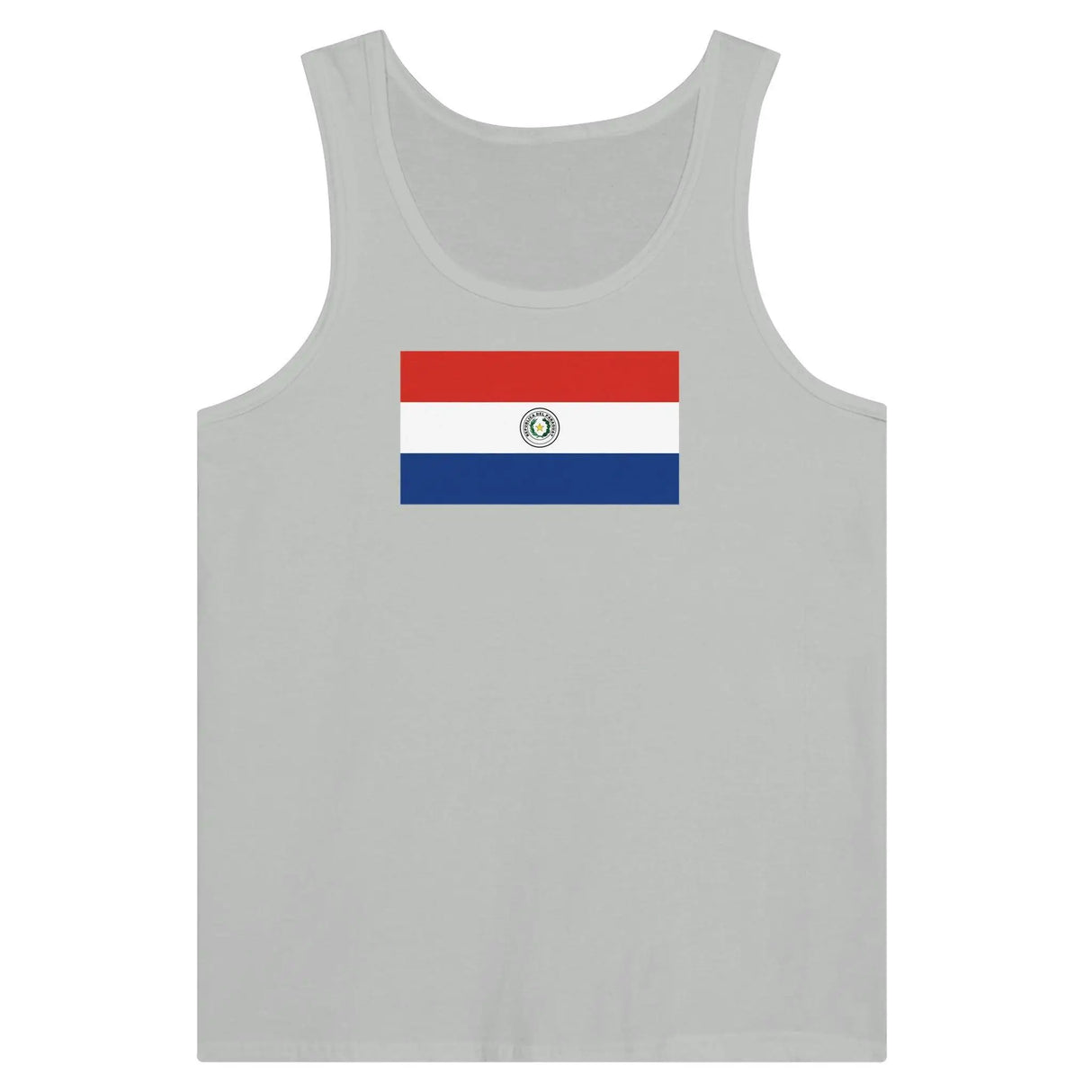 Débardeur drapeau paraguay tissu léger filé à l’anneau