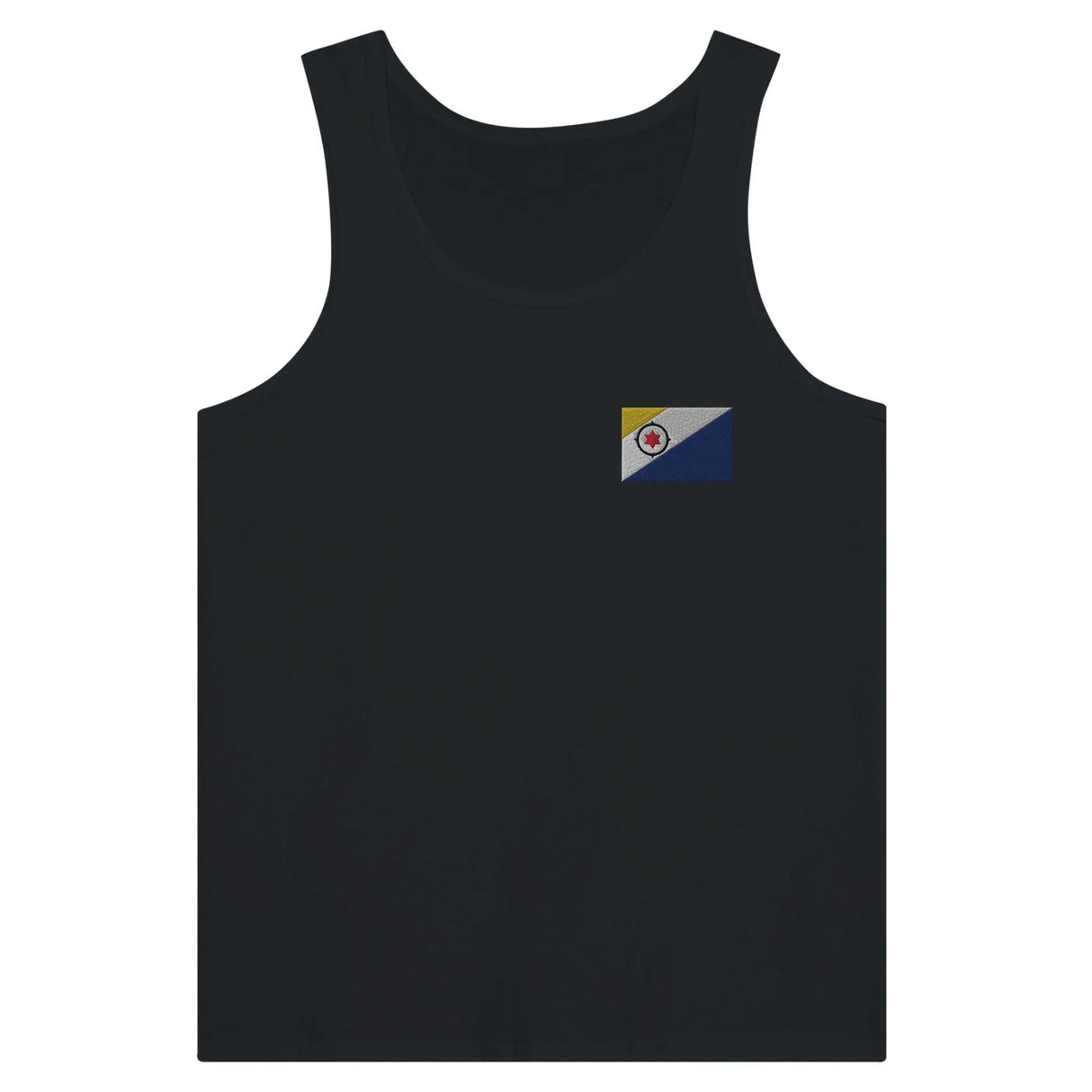 Débardeur drapeau pays-bas caraïbéen brodé tissu léger