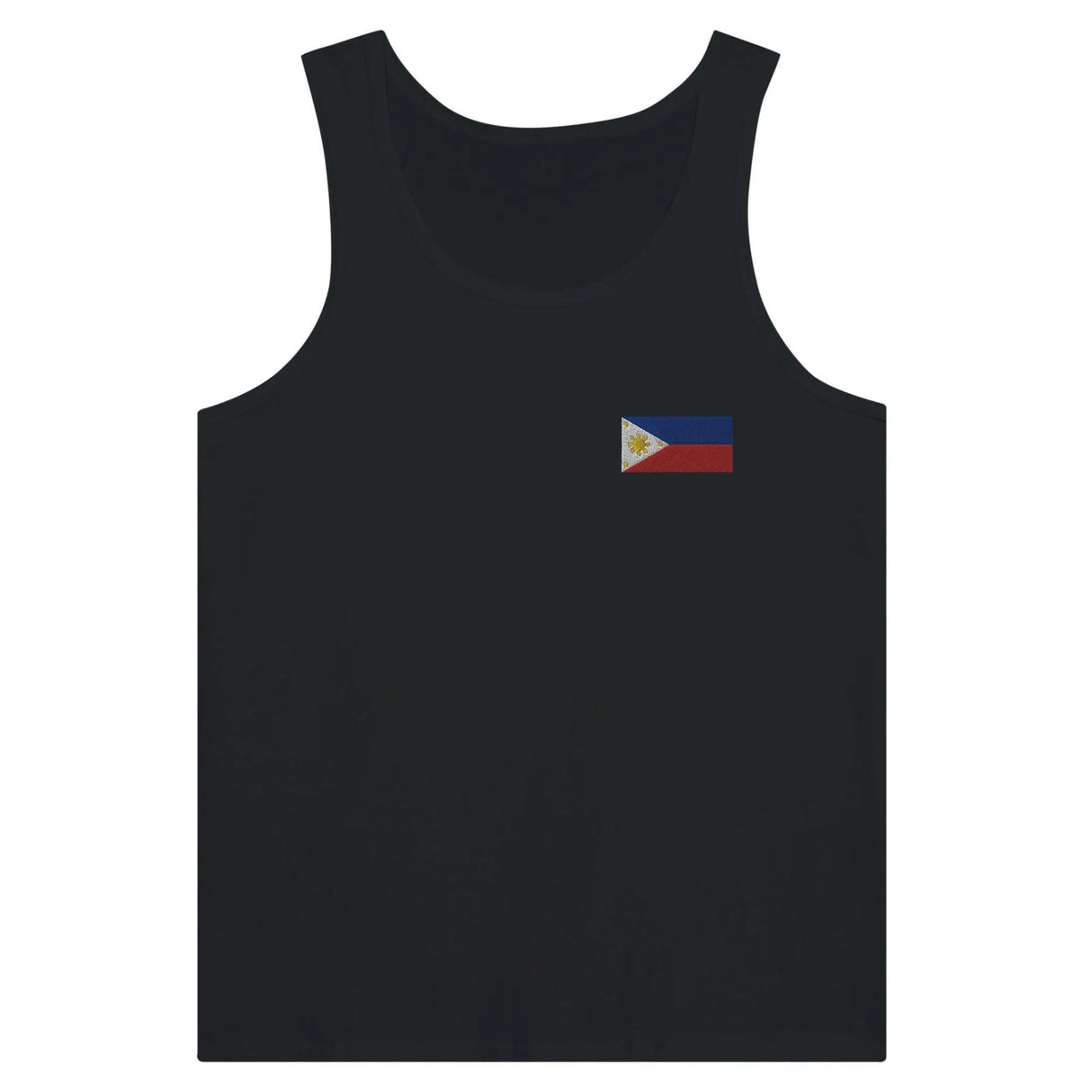 Débardeur drapeau philippines tissu léger broderie couleur