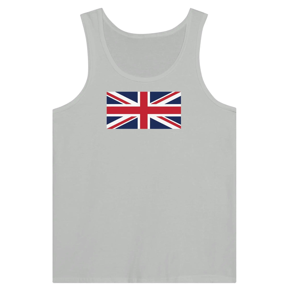 Débardeur drapeau royaume-uni coton peigné tissu léger