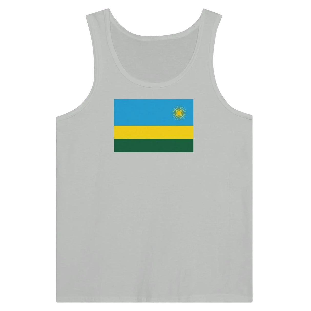 Débardeur drapeau rwanda tissu léger douceur supérieure