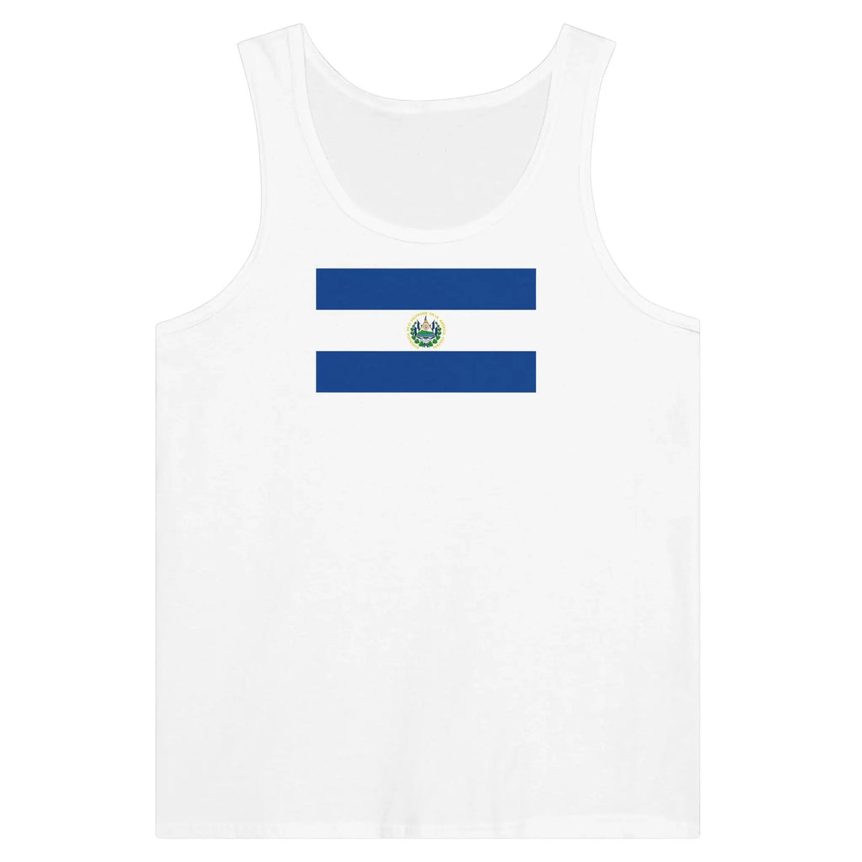 Débardeur drapeau salvador tissu léger couleurs vives