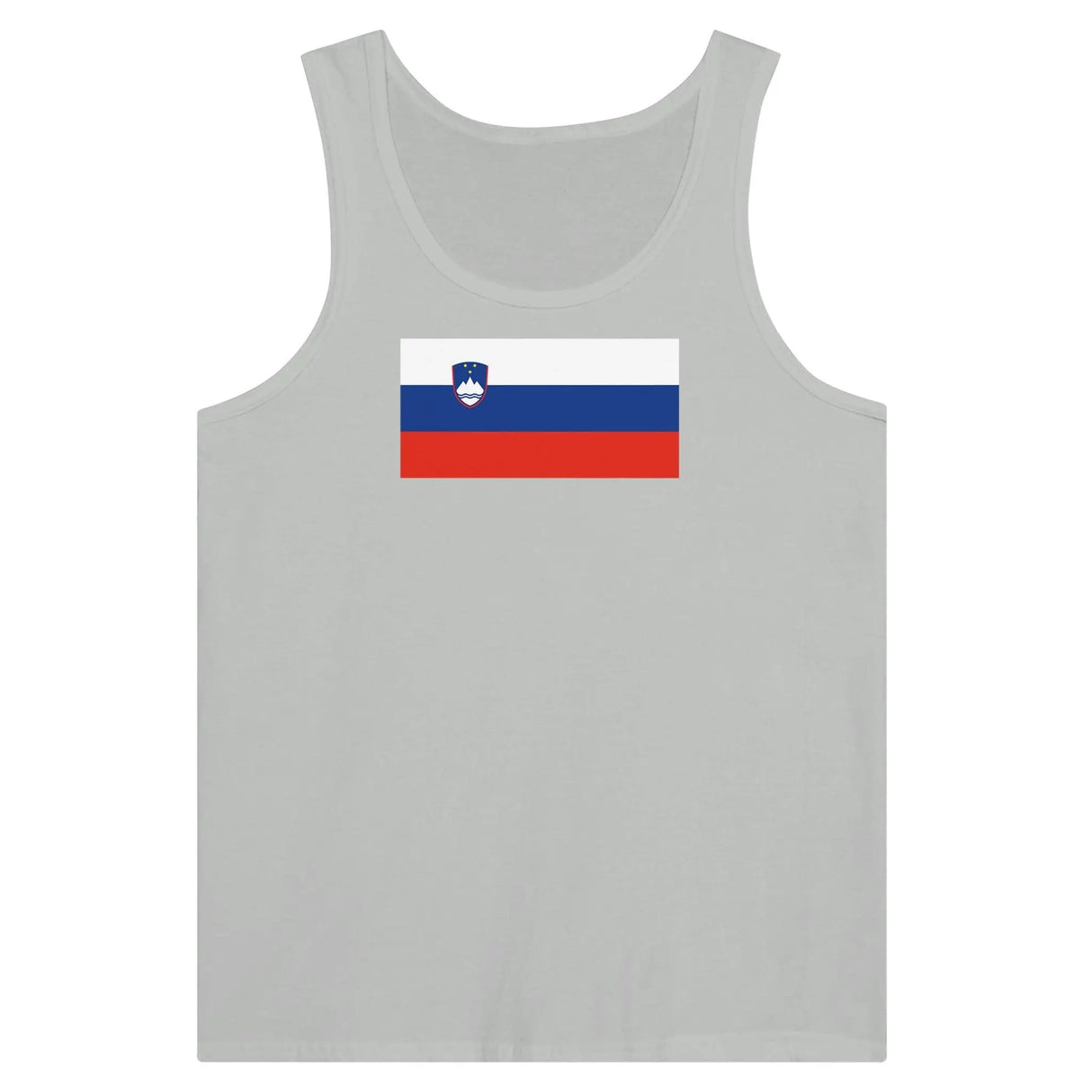 Débardeur drapeau slovénie tissu léger filé à l’anneau