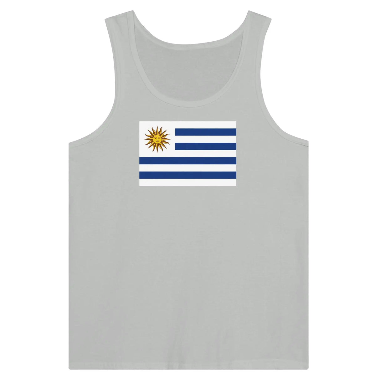 Débardeur drapeau uruguay tissu léger excellente respirabilité