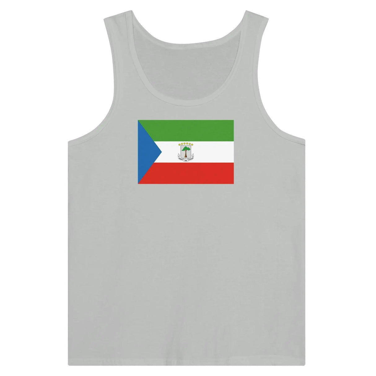 Débardeur guinée équatoriale coton peigné léger imprimé