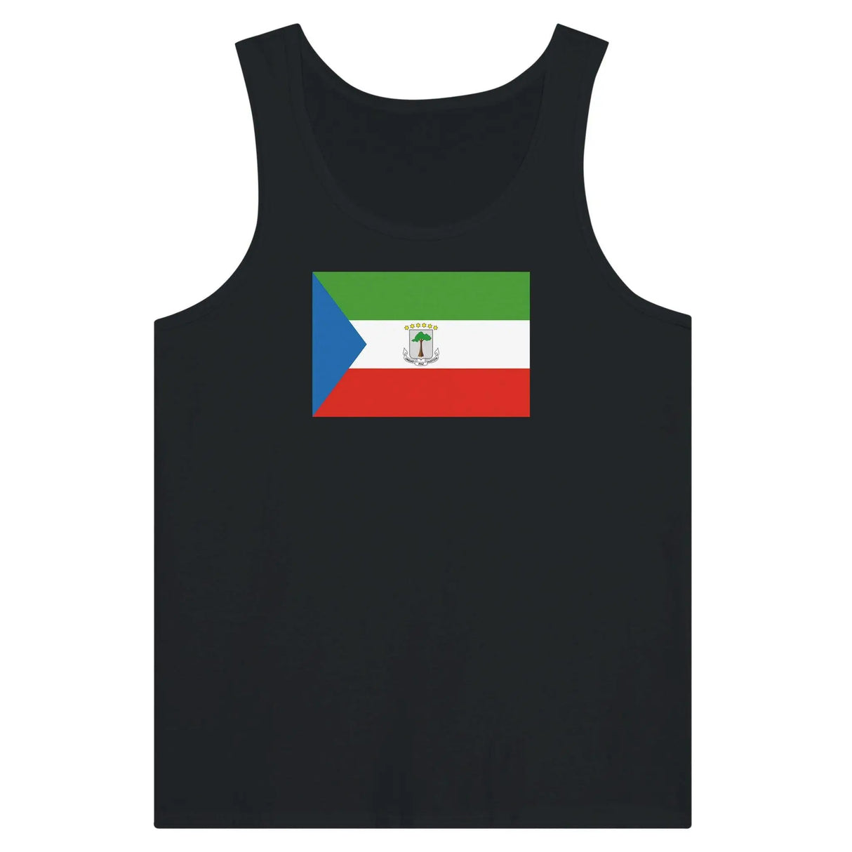 Débardeur guinée équatoriale coton peigné léger imprimé