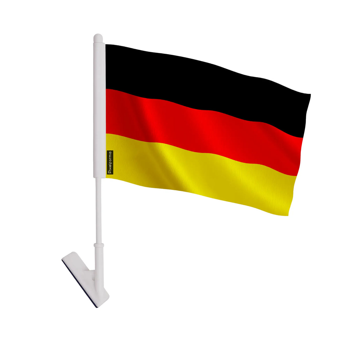 Drapeau adhésif allemagne polyester souple facile à coller