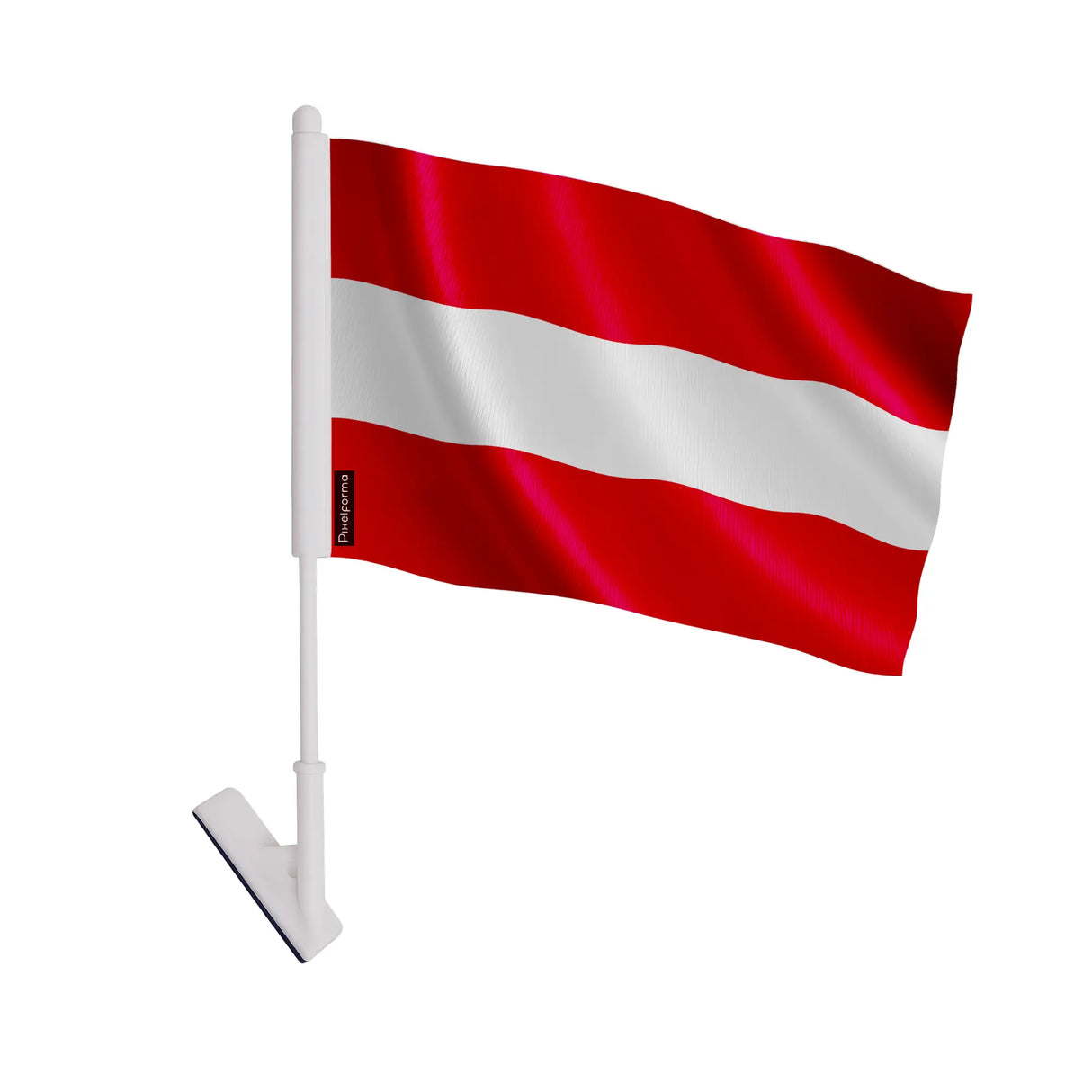 Drapeau adhésif autriche polyester souple facile à coller