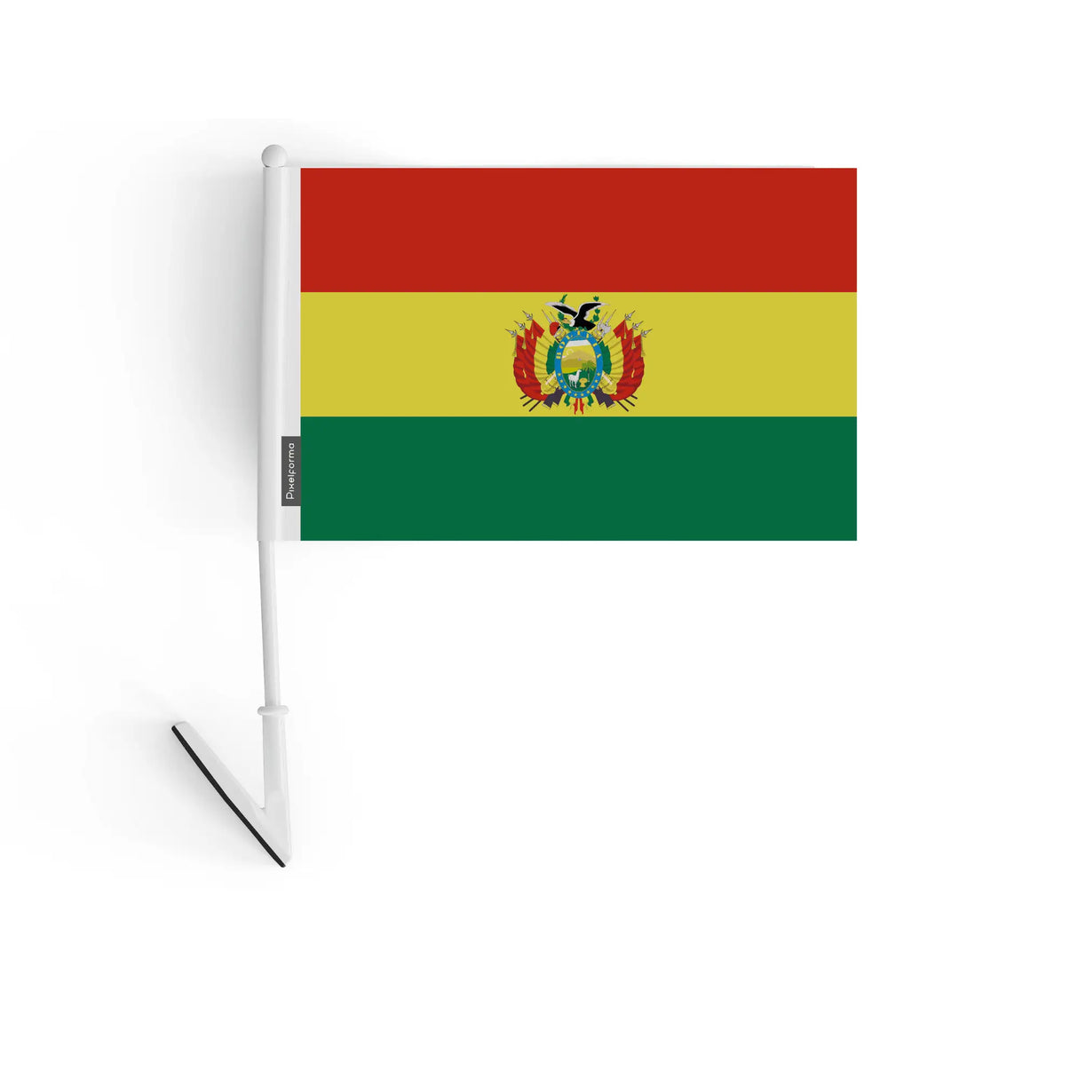 Drapeau adhésif bolivie officiel en polyester repositionnable