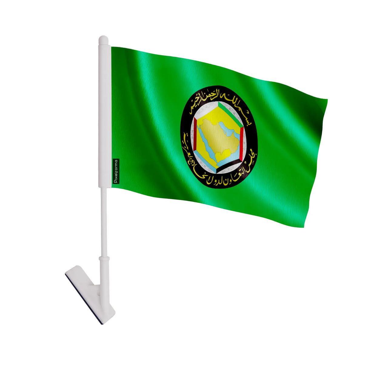 Drapeau adhésif conseil de coopération polyester facile à coller