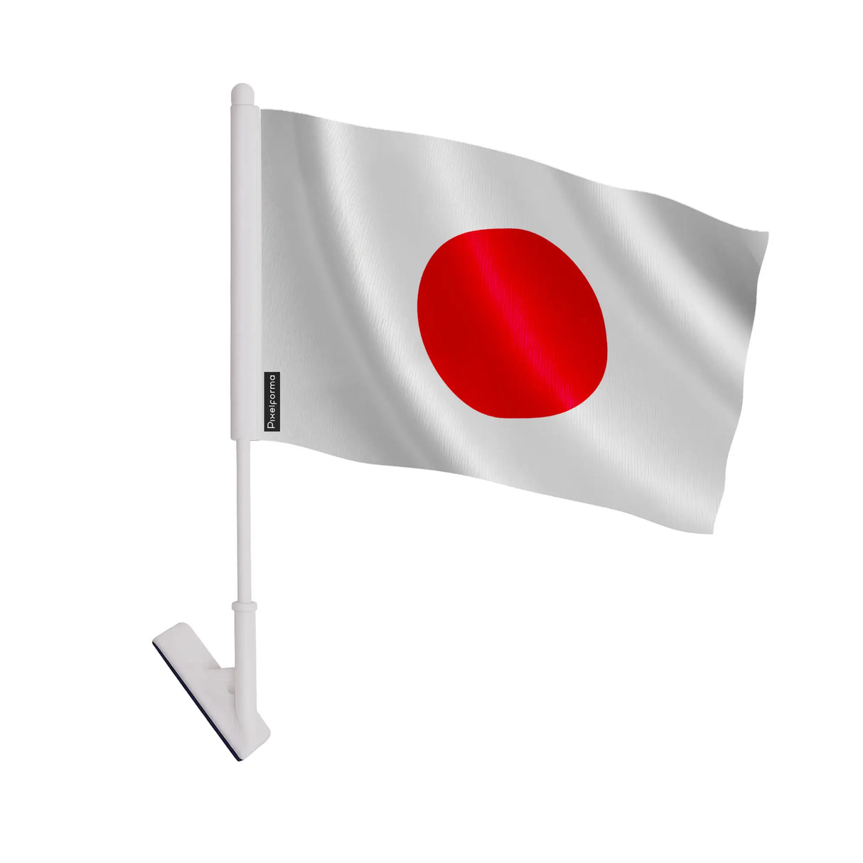 Drapeau adhésif japon en polyester souple facile à coller