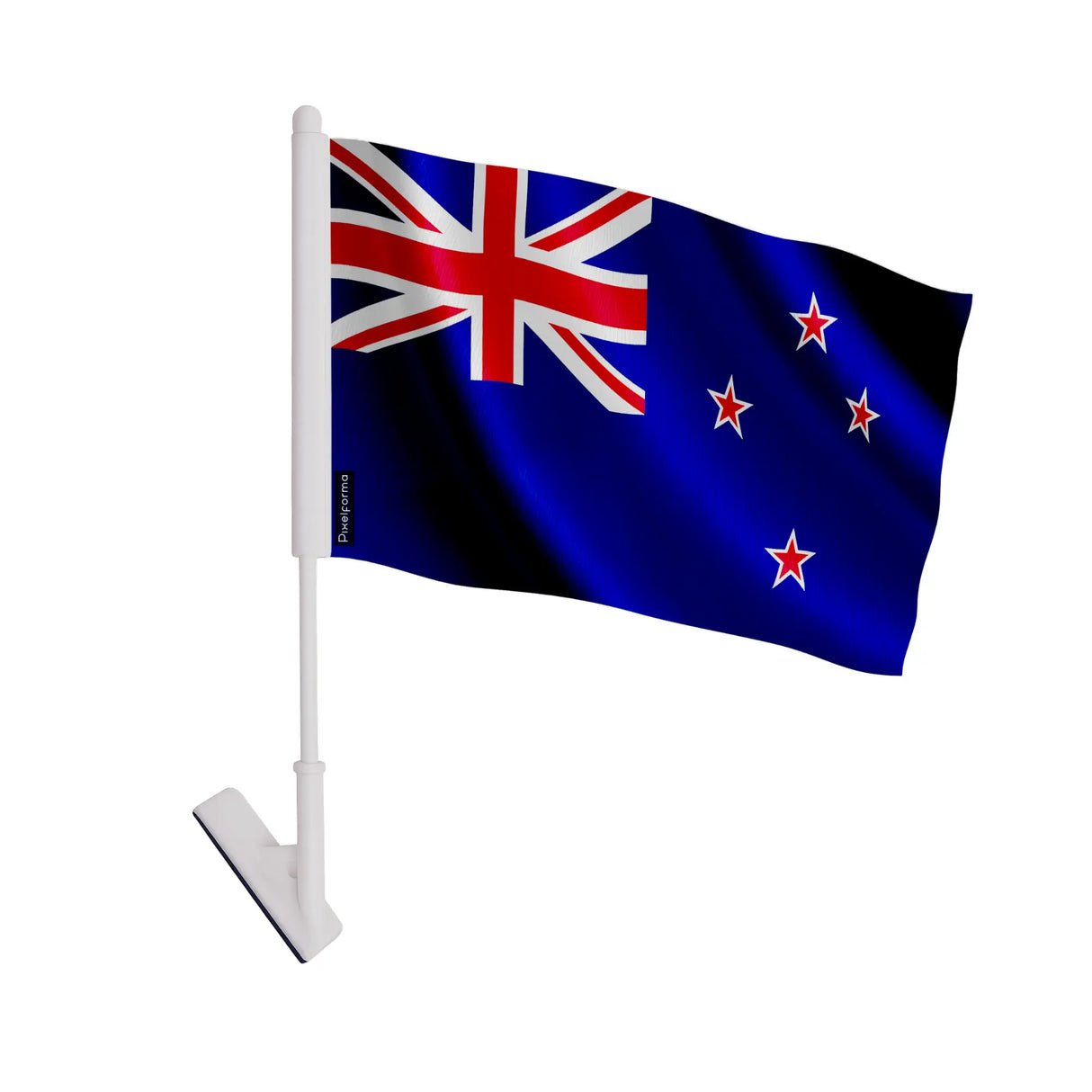 Drapeau adhésif nouvelle-zélande polyester facile à coller