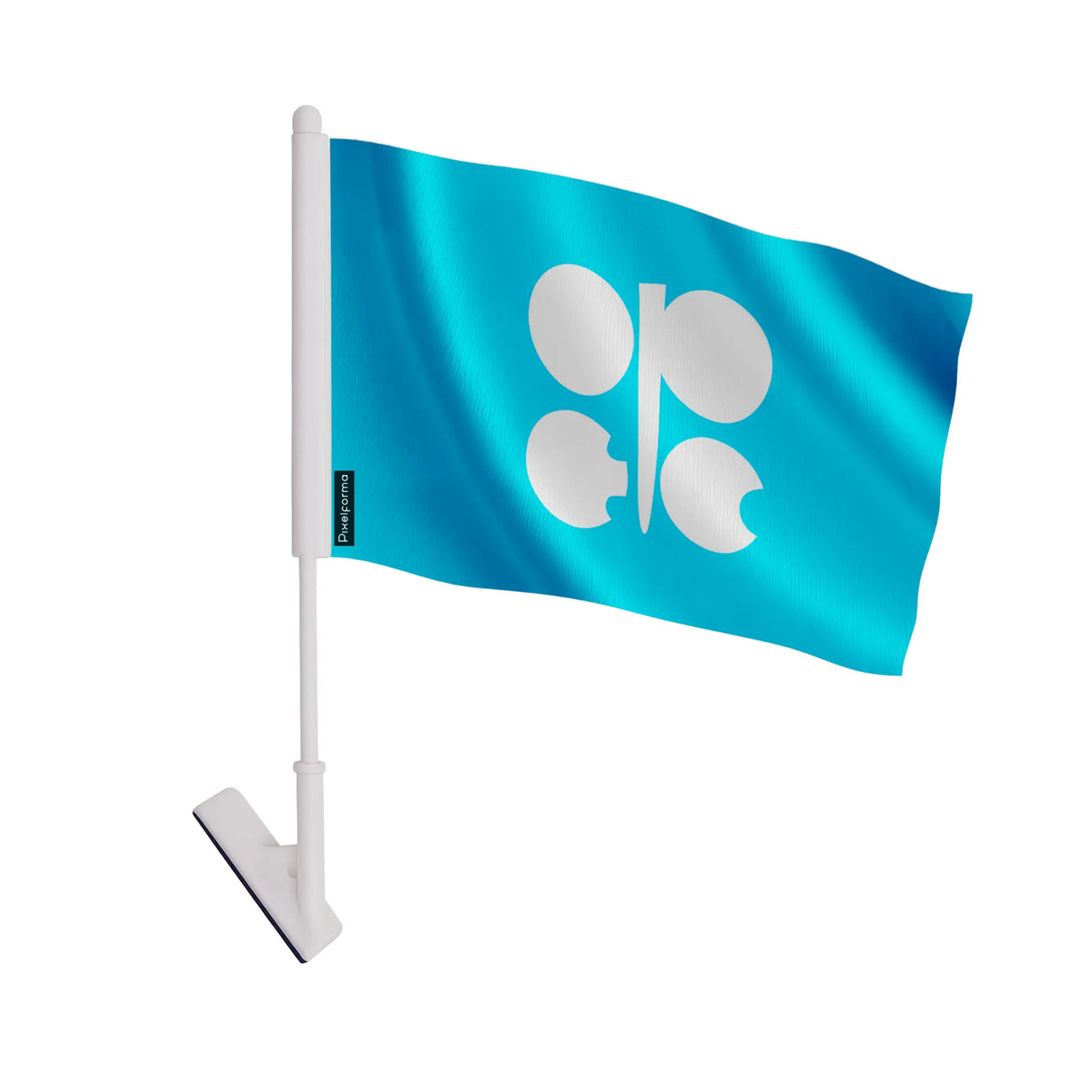 Drapeau adhésif opep polyester souple facile à coller