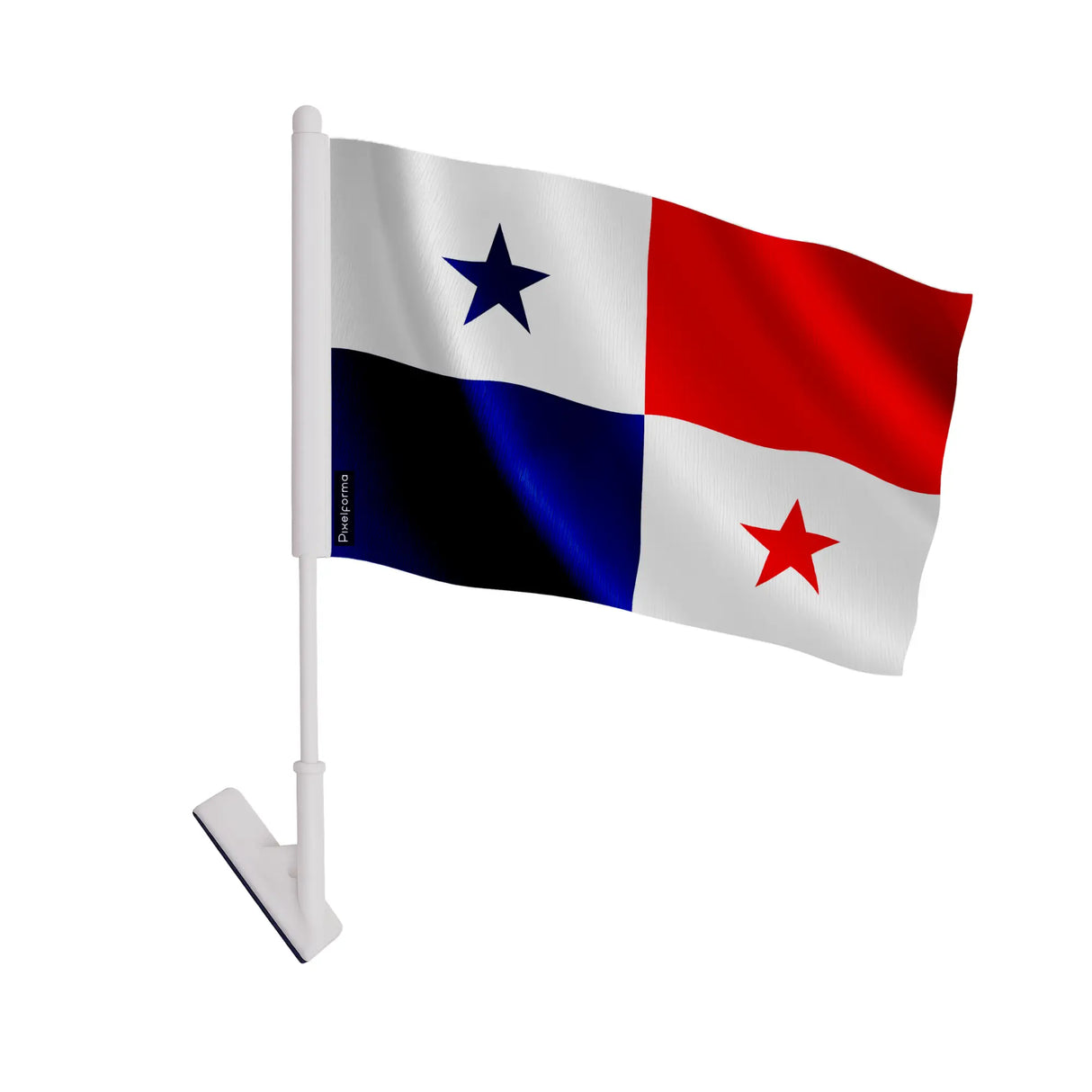 Drapeau adhésif panama polyester souple facile à coller