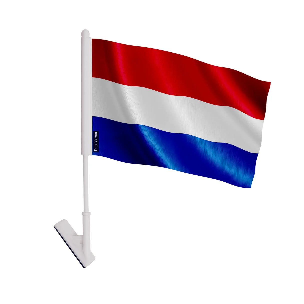 Drapeau adhésif pays-bas polyester souple facile à poser