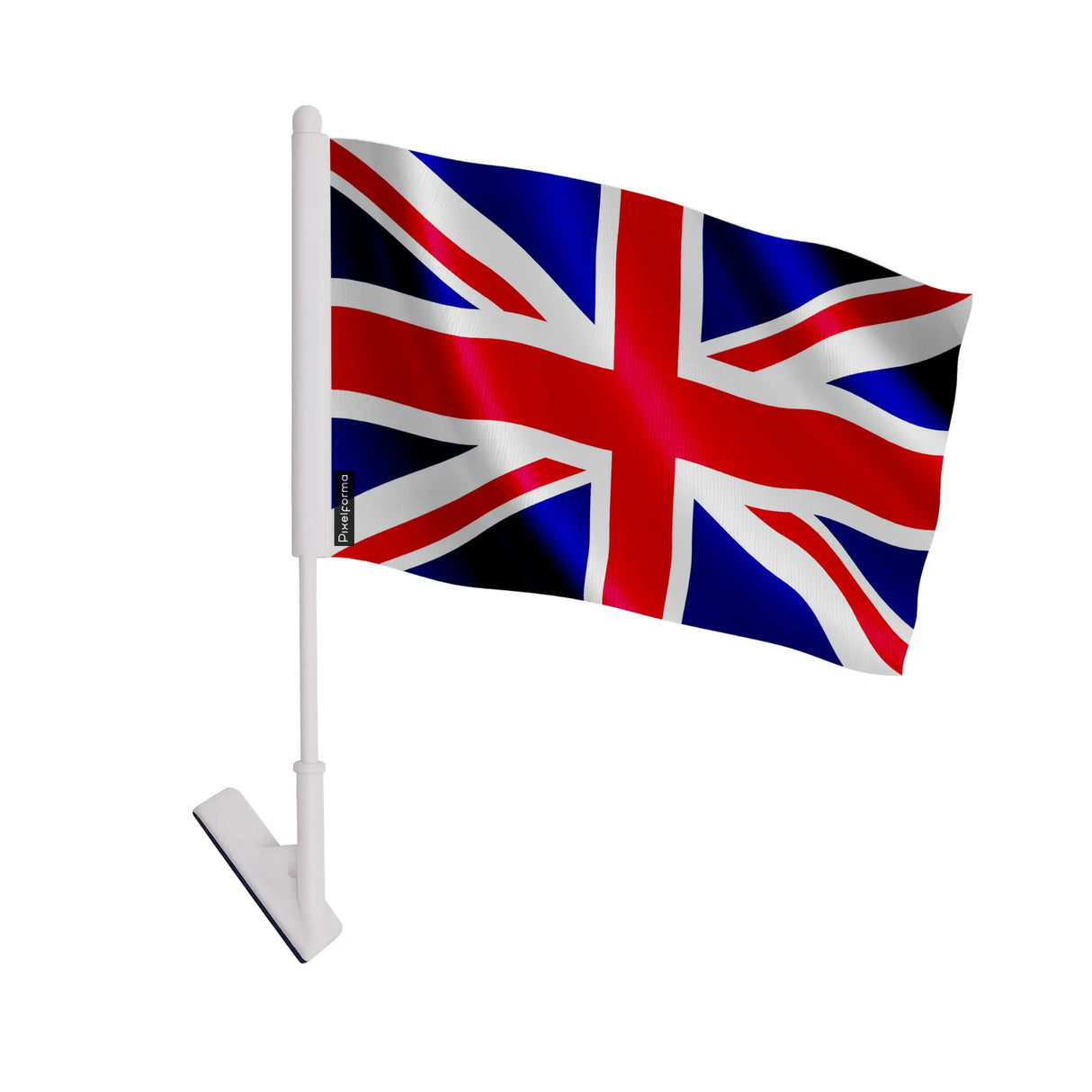 Drapeau adhésif royaume-uni polyester facile à coller