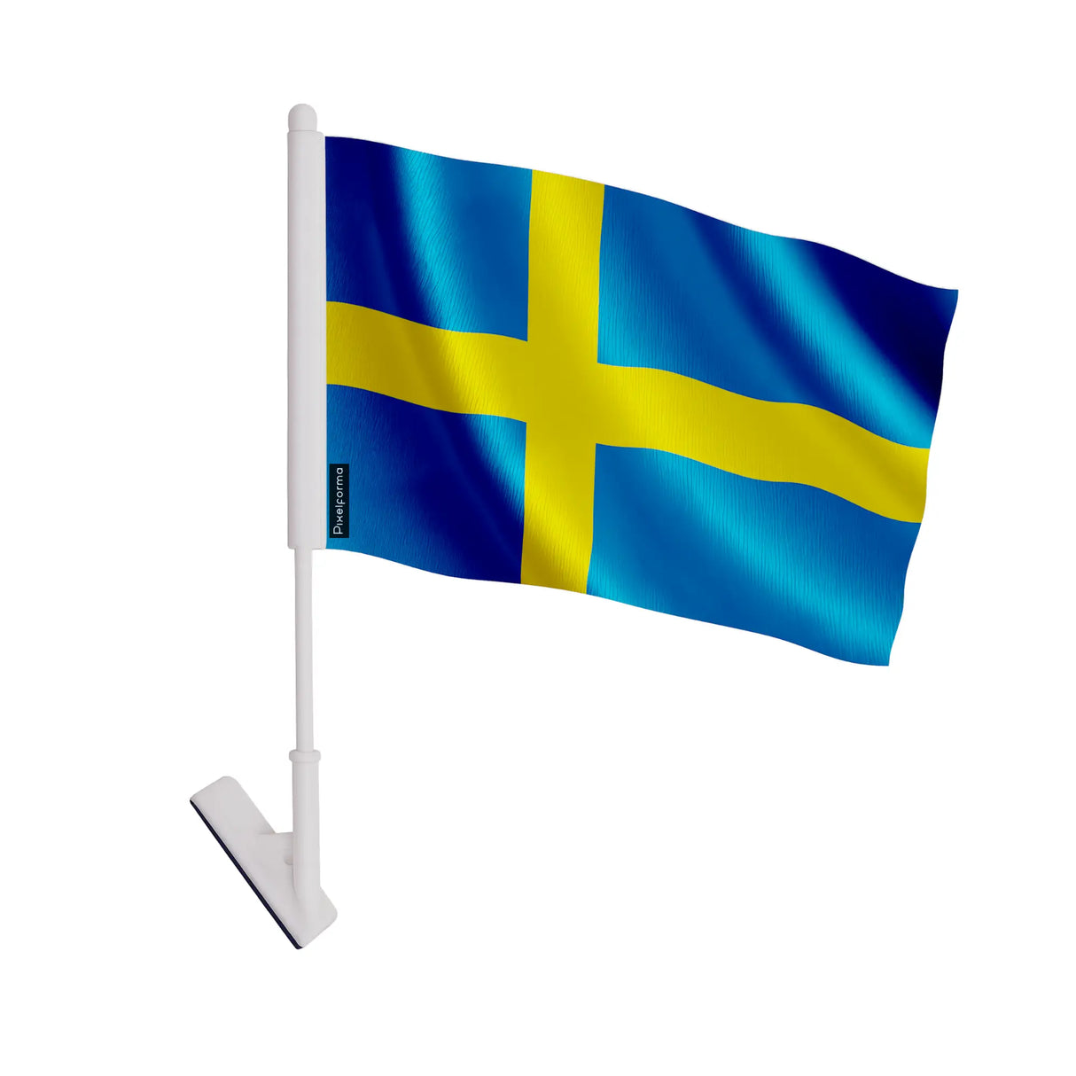 Drapeau adhésif suède polyester souple facile à coller