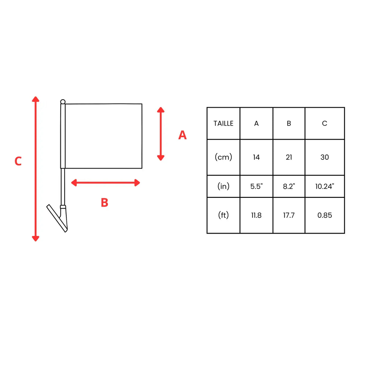 Drapeau adhésif union des nations sud-américaines polyester souple