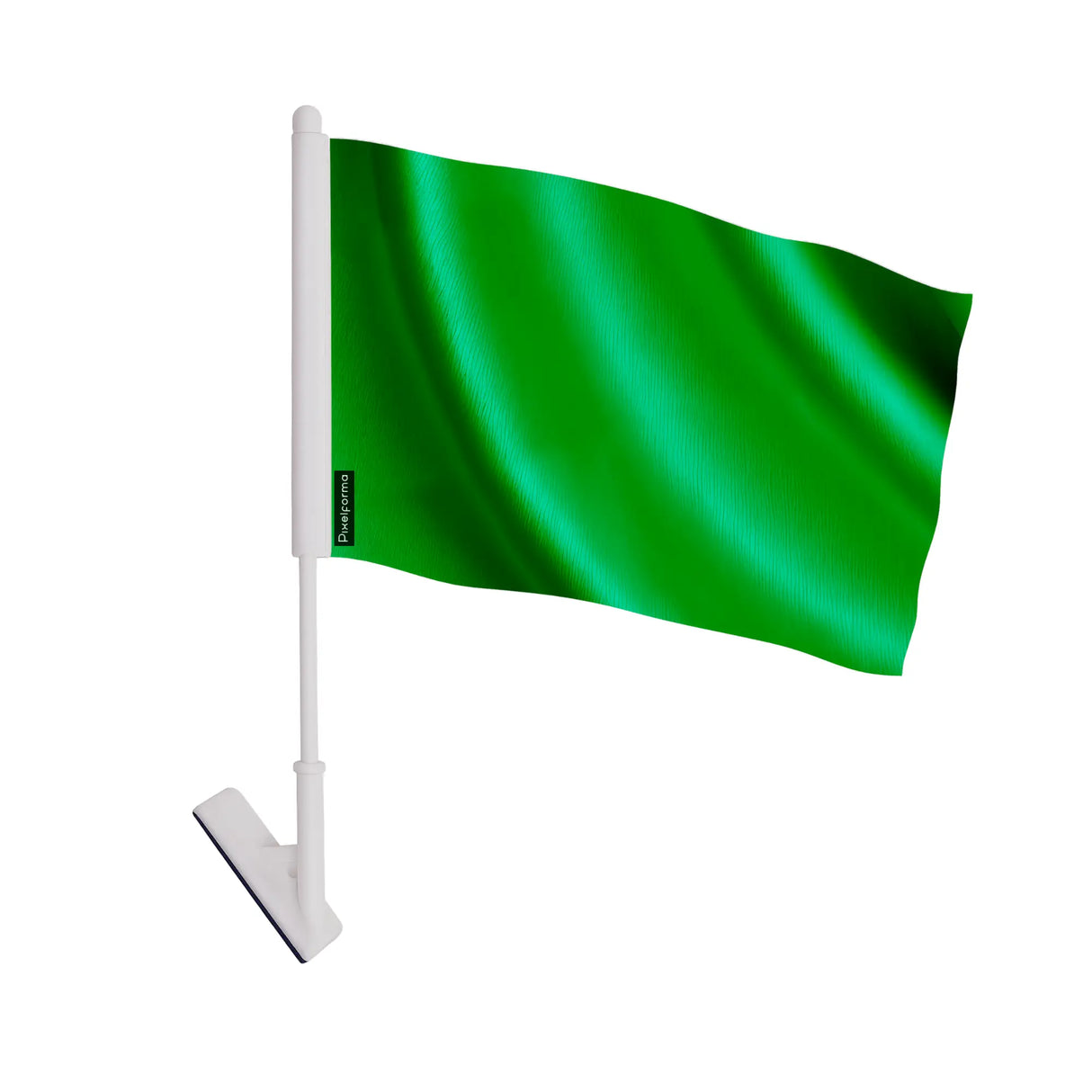 Drapeau adhésif vert foncé polyester souple facile à poser