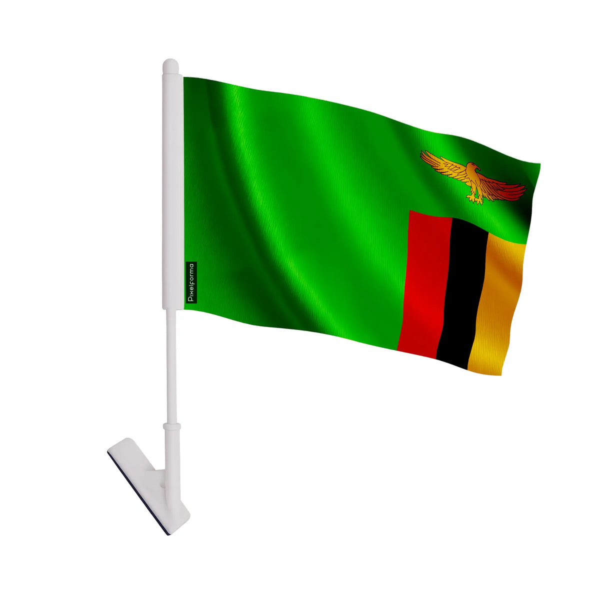 Drapeau adhésif zambie polyester facile à coller