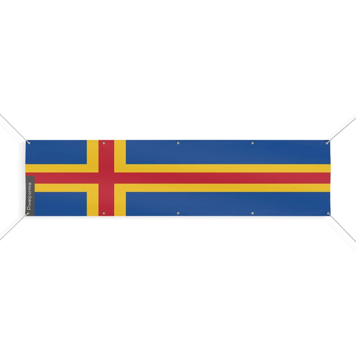 Drapeau åland polyester résistant aux intempéries 10 œillets