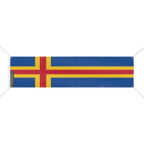 Drapeau åland polyester résistant aux intempéries 10 œillets
