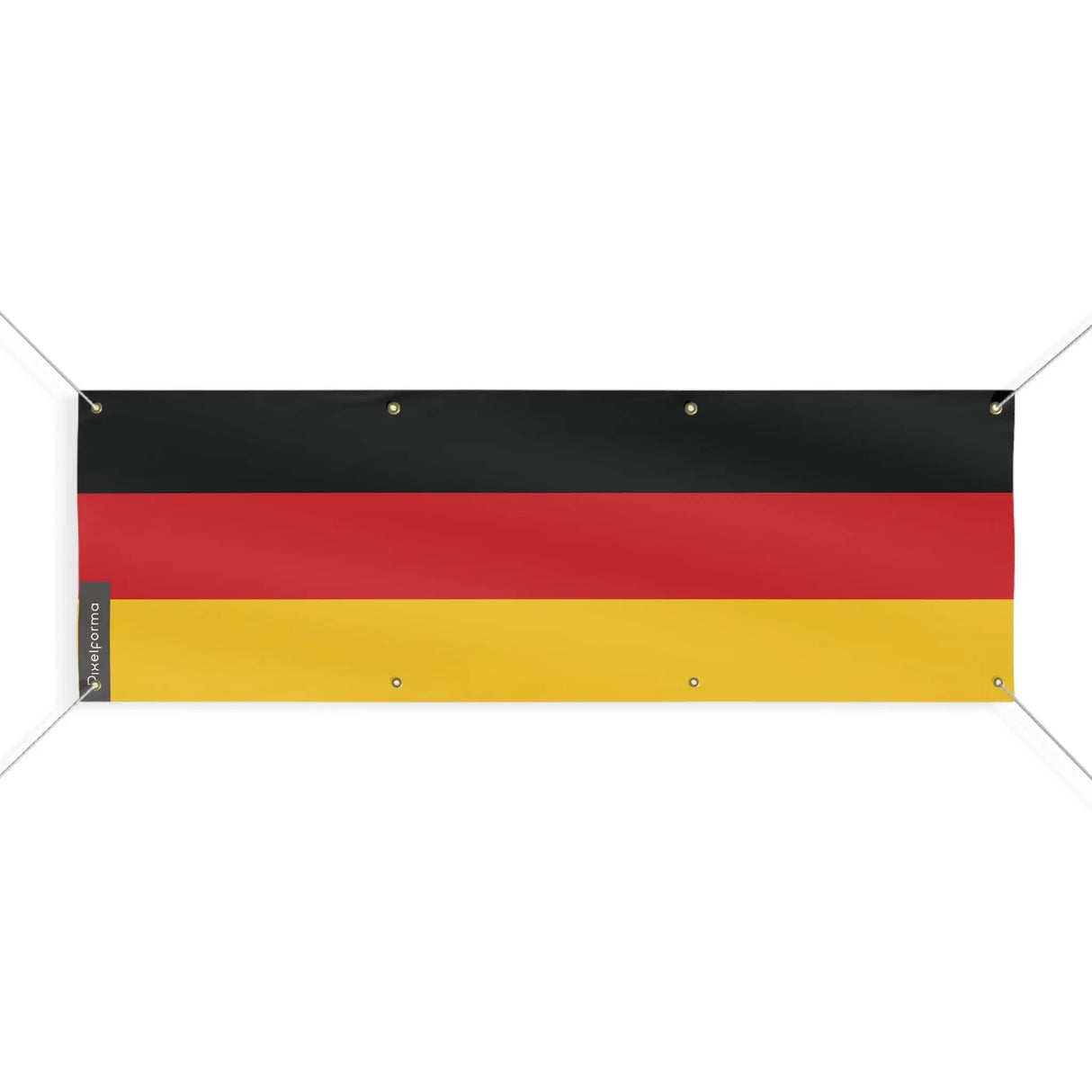 Drapeau allemagne polyester résistant usage extérieur durable