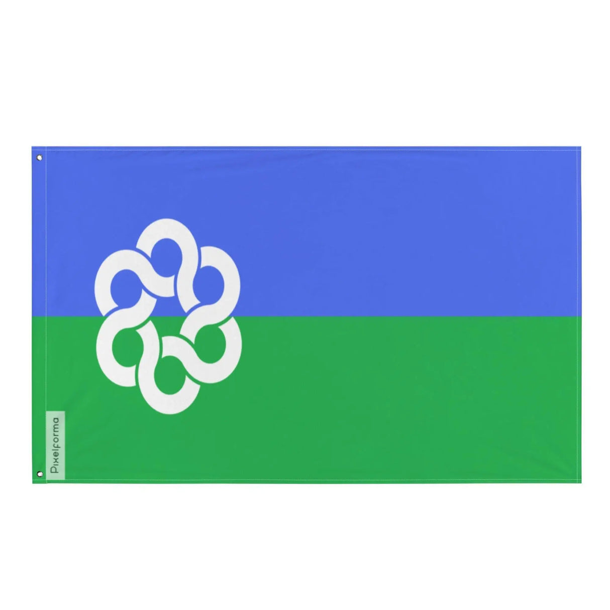 Drapeau ancien toronto métropolitain polyester œillets à gauche