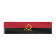 Drapeau angola polyester résistant avec 10 œillets