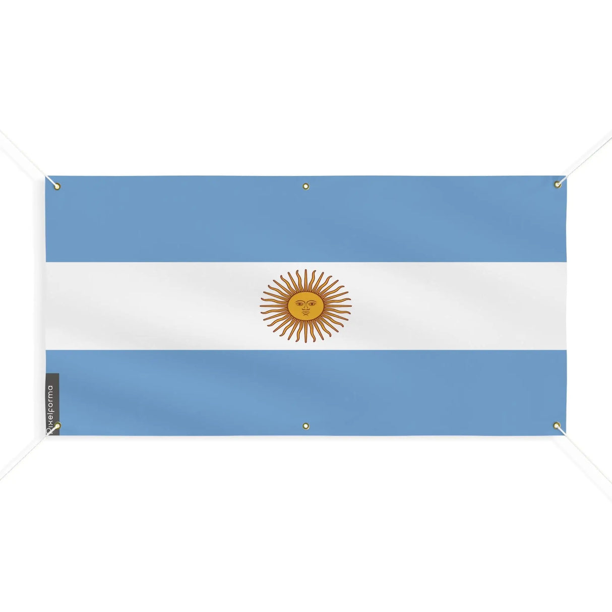 Drapeau argentine polyester résistant aux intempéries