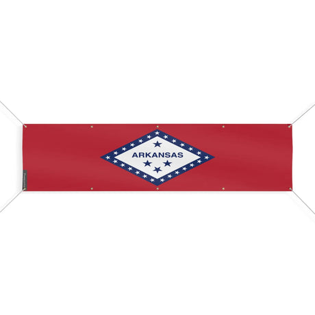 Drapeau arkansas polyester résistant aux intempéries