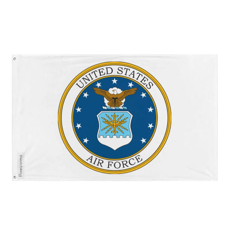 Drapeau armée de l’air états-unis polyester œillets gauche