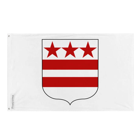 Drapeau blason famille washington polyester œillets à gauche