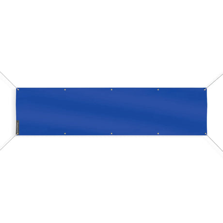 Drapeau bleu foncé france polyester résistant œillets