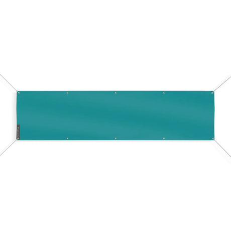 Drapeau bleu turquoise france en polyester résistant