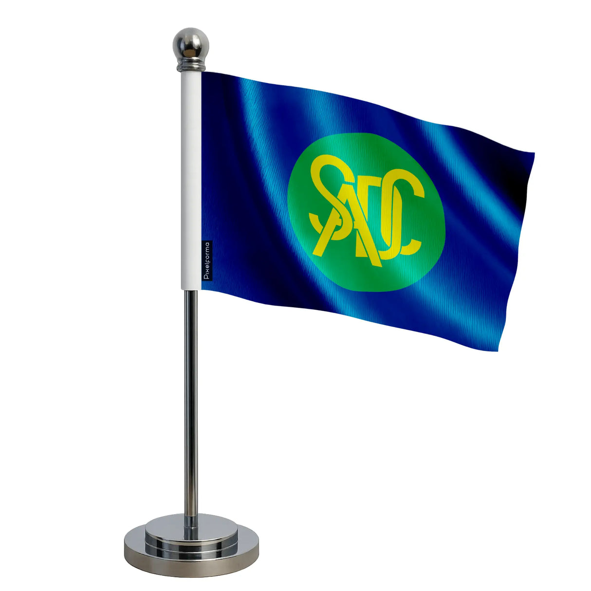 Drapeau bureau développement d’afrique australe polyester acier