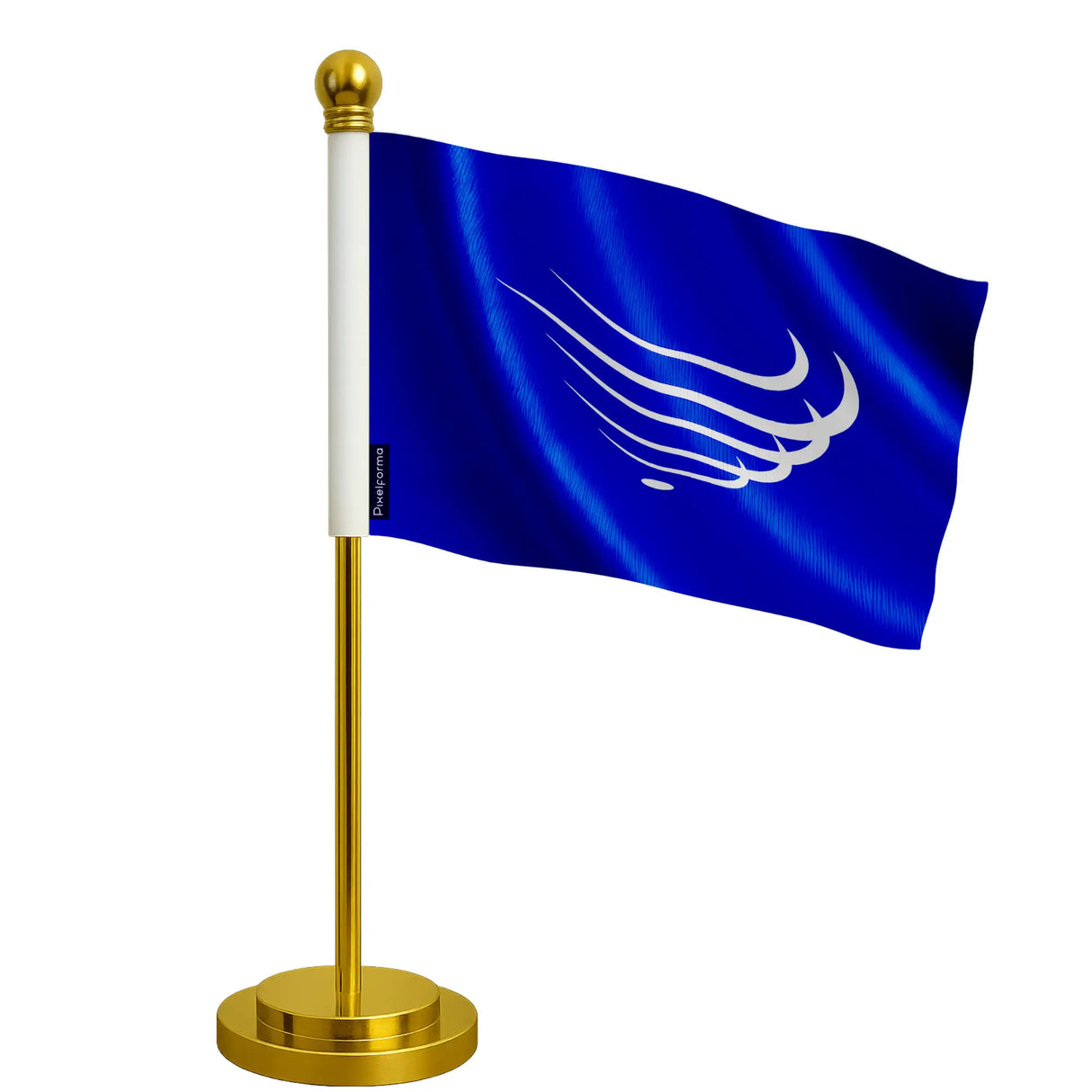 Drapeau bureau union des nations sud-américaines polyester acier